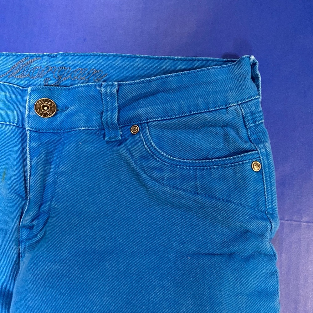 dELiA*s Morgan Y2K Vintage Vibrant Blue Jeans Size 11/12R 98% Cotton 2% Spandex